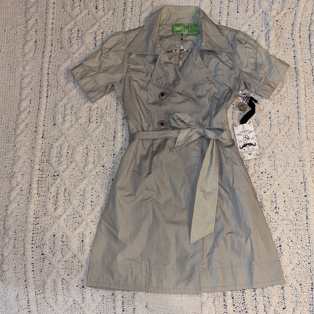 Industry Short Sleeve Coat Dress